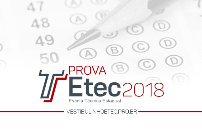Prova ETEC 2018