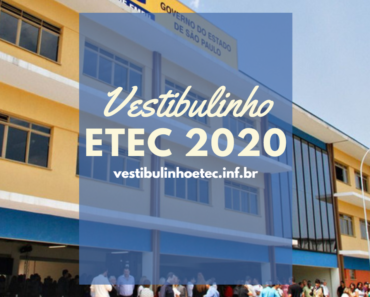 Vestibulinho ETEC 2020