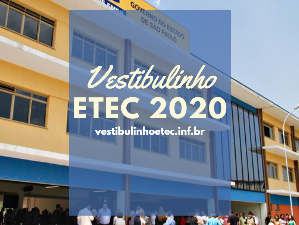 Vestibulinho ETEC 2020