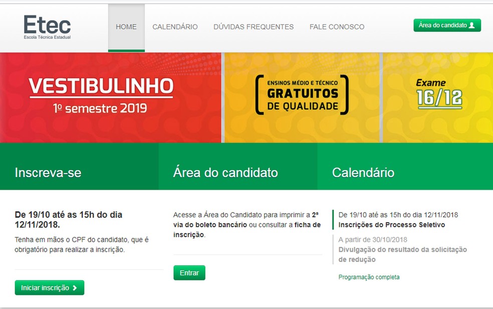 ELETRÔNICA ETEC 2021 → Unidades, Vagas e Inscrições Curso Técnico