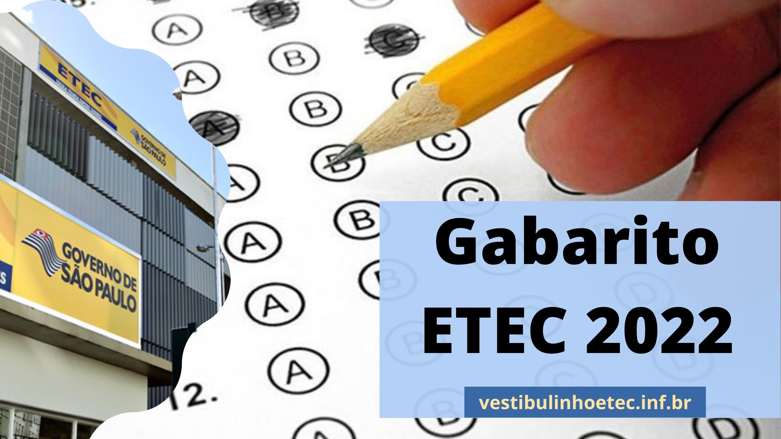 Gabarito ETEC 2022 