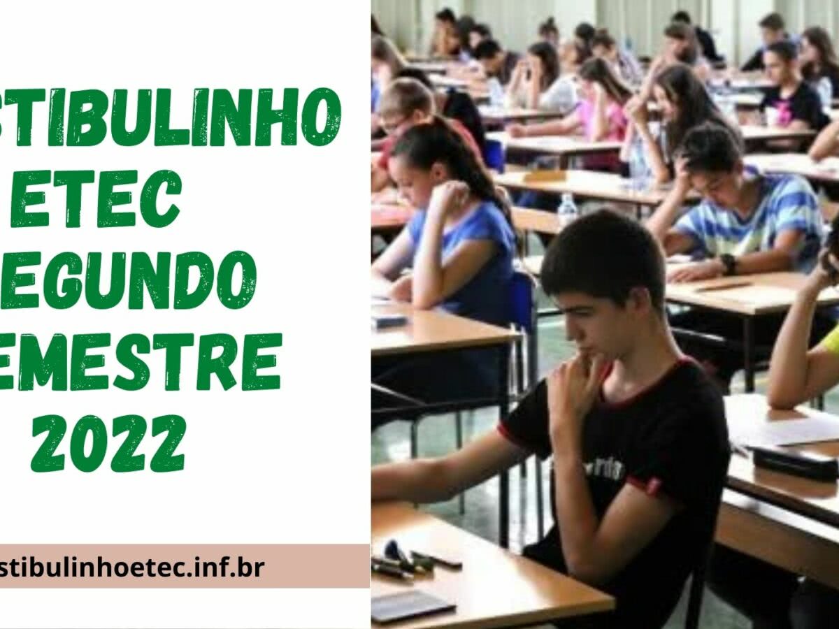 Etecs abrem as inscrições do Vestibulinho para o segundo semestre