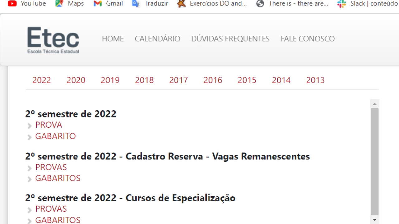 Vestibulinho ETEC 2023 → Inscrições, Data da Prova e Resultado